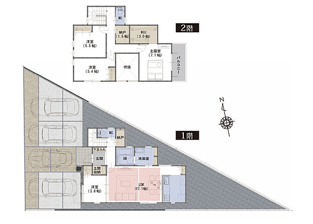 間取り　A号棟