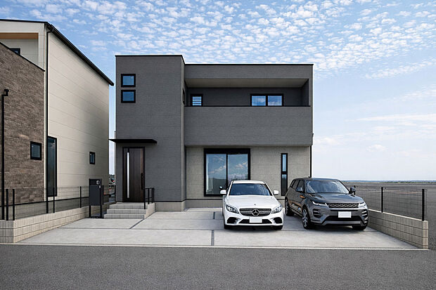 外観パース　A号棟
■未完成物件の為、モデルハウスへのご案内も致します。お気軽にお問合せ下さいませ。