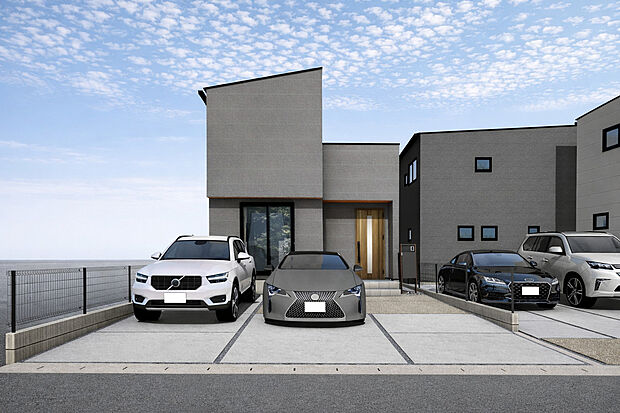 外観パース　C号棟