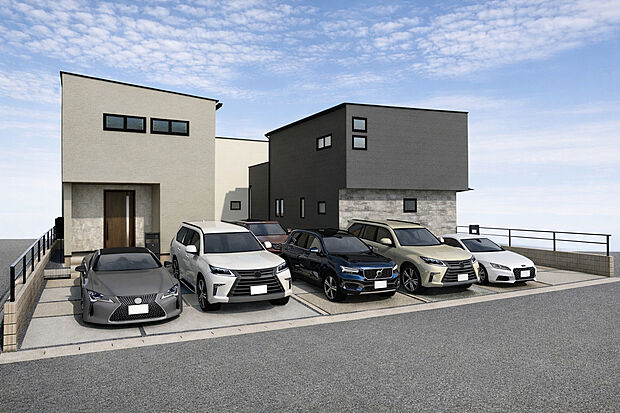 稲沢市正明寺の家2期 外観パース