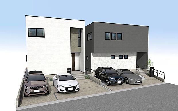 刈谷市池田町　外観パース

未完成物件のため、モデルハウスへのご案内も致します！
お気軽に「0120-689-051」へご連絡下さい。