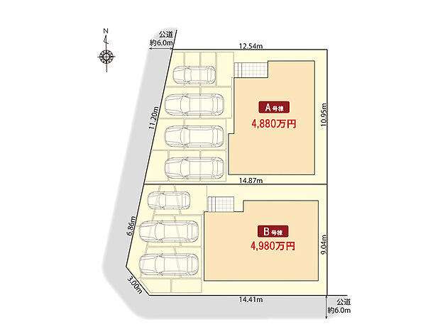 緑区桶狭間切戸2期　区画図