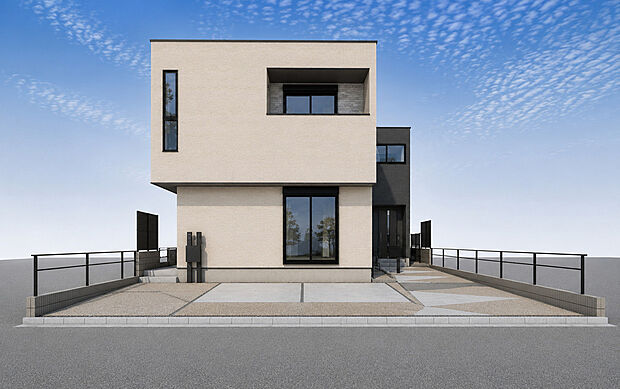 注文住宅から生まれたこだわりの住まい。アクセントのある外観、洗練されたデザイン。構造計算による耐震等級3という、最高レベルで大切な家族を守る家です。

