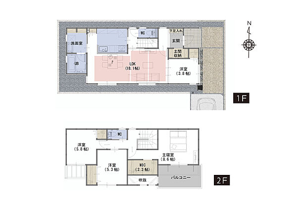 間取図 C号棟