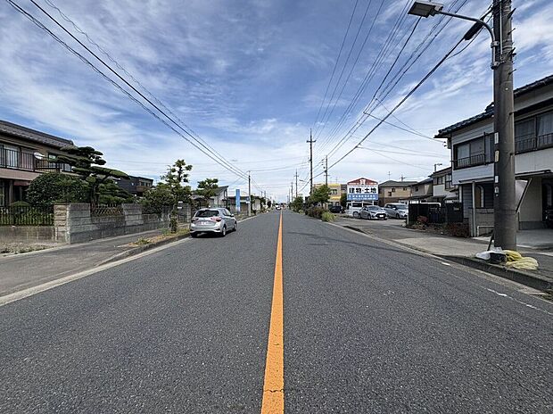 南側前面道路(2026年9月撮影)