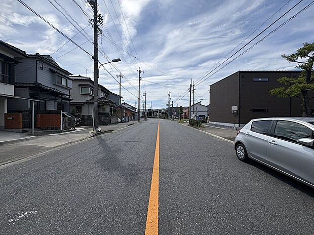 南側前面道路(2026年9月撮影)