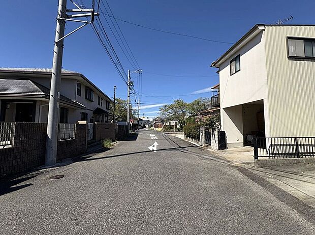 前面道路 北側2026年10月撮影