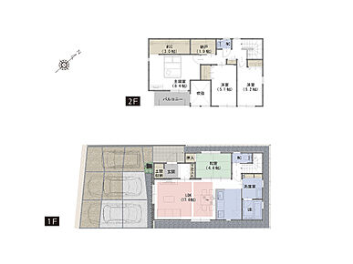 ■洗面所に豊富な収納。タオルや洗剤、家族の着替えも充分に収納可能
■玄関横の土間収納にはベビーカーもそのまま収納することが可能
■吹き抜けにより、リビングを明るく広く感じさせます 