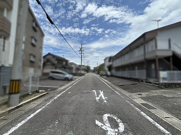 【前面道路　南東側6.0ｍ】■2025年6月撮影