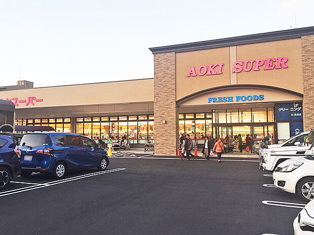 アオキスーパー植田店（約1m）