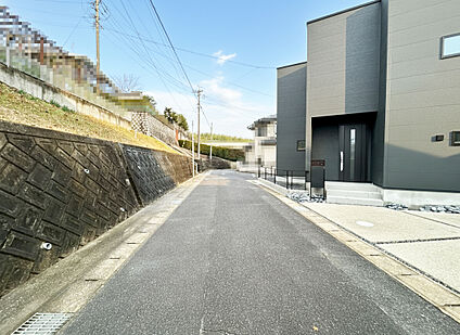 北側前面道路（2025年12月）撮影