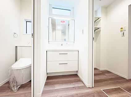 洗面　現地写真