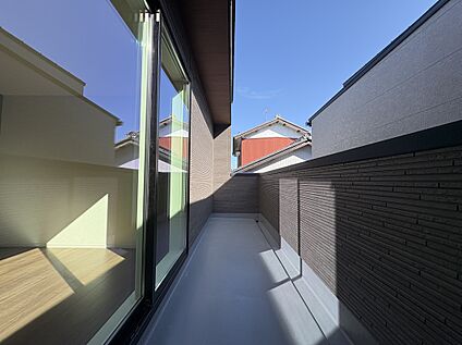 バルコニー　A号棟現地写真