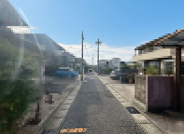 【北側前面道路】2025年9月撮影