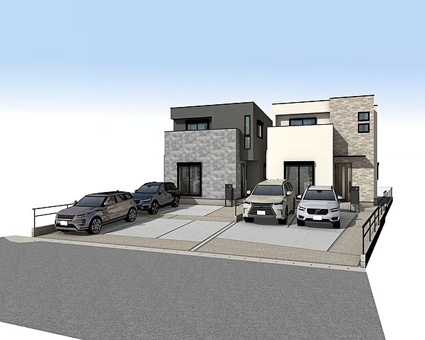 【外観パース】■未完成物件の為、モデルハウスへのご案内も致します。
お気軽に「0120-928-571」までお問合せ下さい!