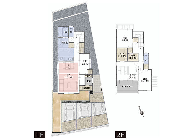 【4LDK＋S】■リビングを見渡せる対面式キッチンだからお子様がいても安心
■家事がはかどる食器洗い乾燥機付き
■子ども部屋にも広々クローゼット