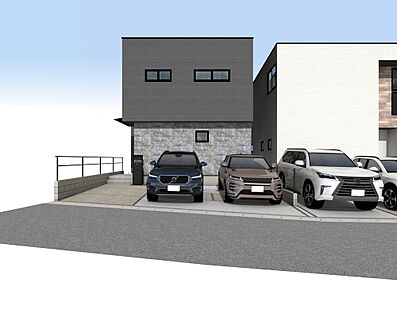 外観パース(C号棟)