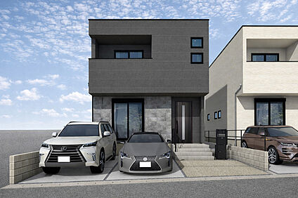 外観パース(A号棟)