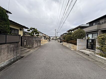 前面道路(2026年1月撮影)