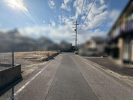 前面道路（2026年2月）撮影
