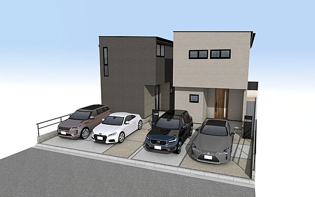 【外観パース】お気軽にアールプランナー不動産名古屋西営業所【0120-401-500】までお問い合わせください。
