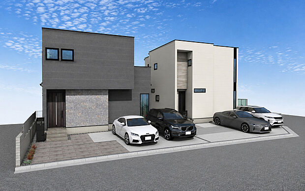 【現地外観パース】■未完成物件の為、モデルハウスへのご案内も致します。
お気軽に「0120-928-571」までお問合せ下さい!