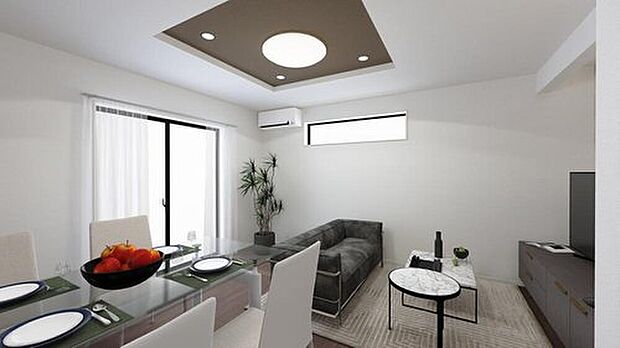 ※こちらの画像はCGです
広々としたLDKに、自分好みのインテリアでレイアウト。季節ごとに模様替えなども、楽しみの一つとなりそうです。