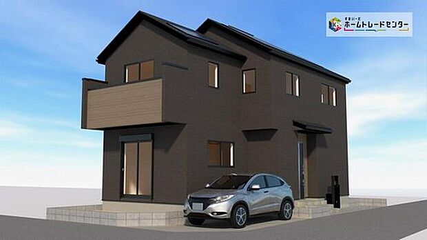 （２号棟）完成予想図
南東角地☆南道路に面した明るい住まいです♪