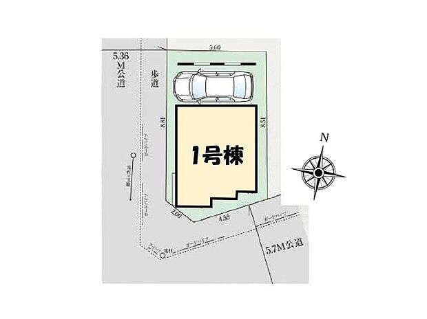 ≪全体区画図≫
日暮里・舎人ライナー「扇大橋」駅まで徒歩10分!南、西側道路に面した角地の限定1棟!陽当たりと開放感に恵まれています♪