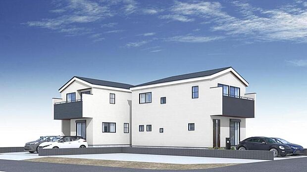 ≪現地ご案内は便利なネット予約も可能です!お気軽にお問い合わせください♪≫
☆外観 完成予想図☆※掲載の完成予想図は図面を基に描き起こしたもので、実際とは多少異なる場合がございます。