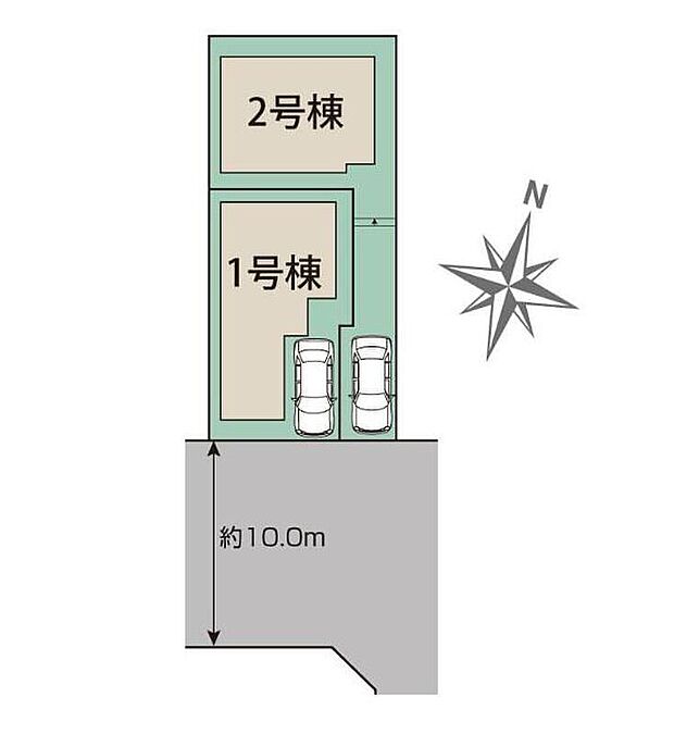 ≪全体区画図≫
徒歩10分圏内に小学校、スーパーが揃い、利便性の高いお住まい◎目の前に公園もあり、子育てにもぴったりの環境です♪
