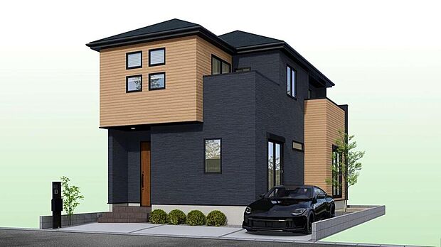 ≪外観予想パース≫
いつでも近隣のモデルハウスをご案内致します♪お気軽にお問合せ下さい。