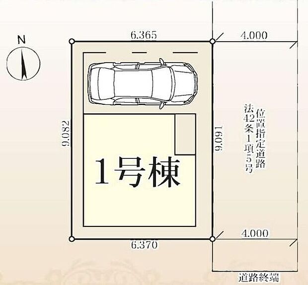 ≪全体区画図≫大切なお車を雨風から守るEVコンセント完備のビルトインガレージつき！（※車種による）