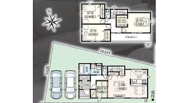 【3LDK】◇リビング横にゆったり寛げる和室付き。赤ちゃんの寝かしつけ、ちょっと寛ぐのに丁度いい空間です♪
◇大容量のシューズインクローゼットやウォークインクローゼットを完備！