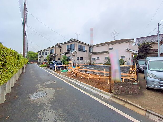 【現地外観写真】建築過程の現地写真