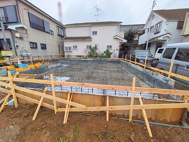 【現地外観写真】建築過程の現地写真