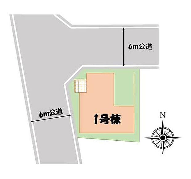 【≪全体区画図≫】愛車を埃や強い陽射しから守るビルトインガレージ。玄関からの距離も近いので雨の日や荷物が多い日の乗り降りもスムーズです♪