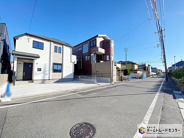 【前面道路含む現地写真】≪見学予約ができます！≫現地をご覧いただきながら、住まいの夢をお聞かせください。