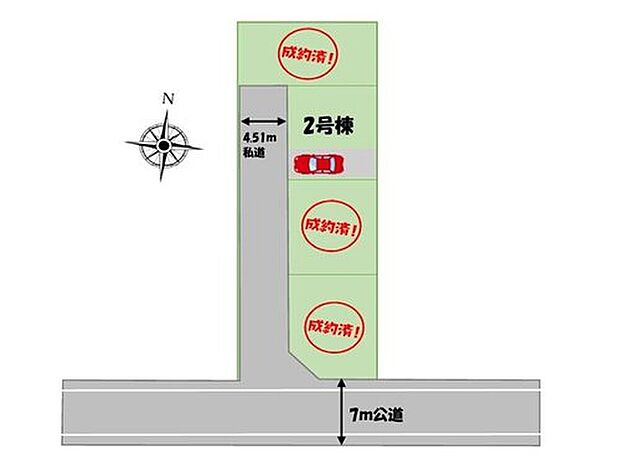 【全体区画図】ＪＲ常磐線「金町」駅バス12分「水元四丁目」停歩5分！同バス停よりつくばエクスプレス「八潮」駅バス18分も利用できます♪