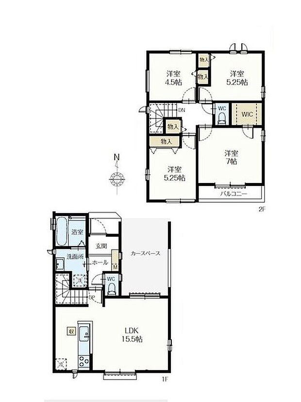 【4LDK】☆3面採光のリビングは明るく開放的♪
☆人気の対面式キッチン採用♪
☆全居室2面採光の明るい間取り♪
☆主寝室にはウォークインクローゼット完備！
