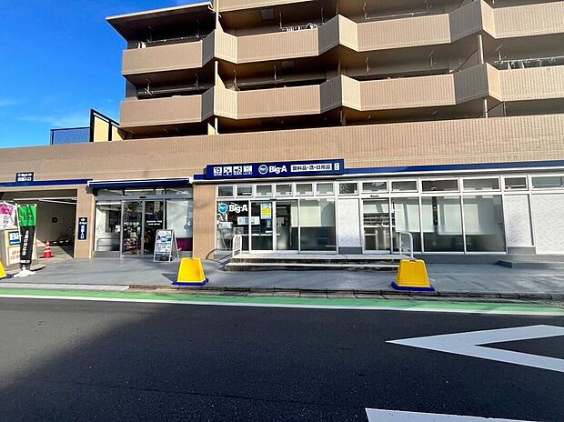 ビッグ・エー 足立西竹の塚店（約600m）