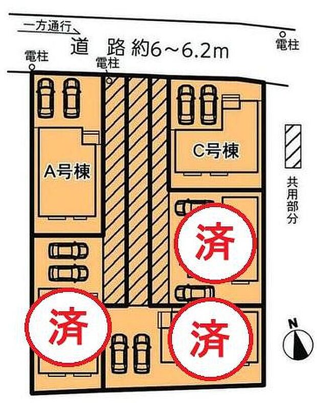 春日井市味美白山町一丁目、全５棟
ご好評につき残り２棟！
並列２台駐車可能、南庭付き♪
A号棟　３，５９０万円
B号棟　ご成約済み
C号棟　３，４９０万円
D号棟　ご成約済み
E号棟　ご成約済み