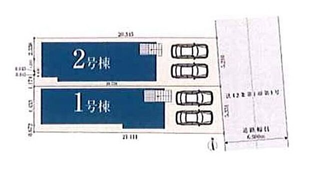 【名古屋市北区川中町　全2棟】
並列2台駐車可能♪日当たり良好♪
1号棟　３，７８０万円
2号棟　３，７８０万円