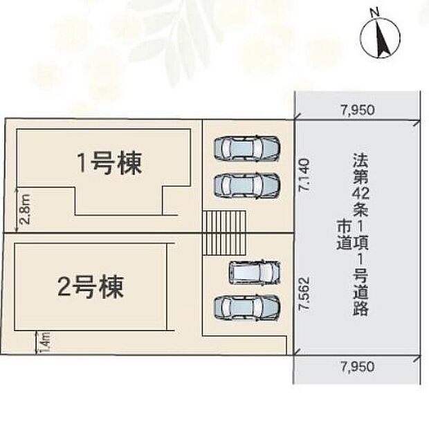小牧市久保一色第１期　全２棟
１号棟　３，３９０万円
２号棟　３，２９０万円