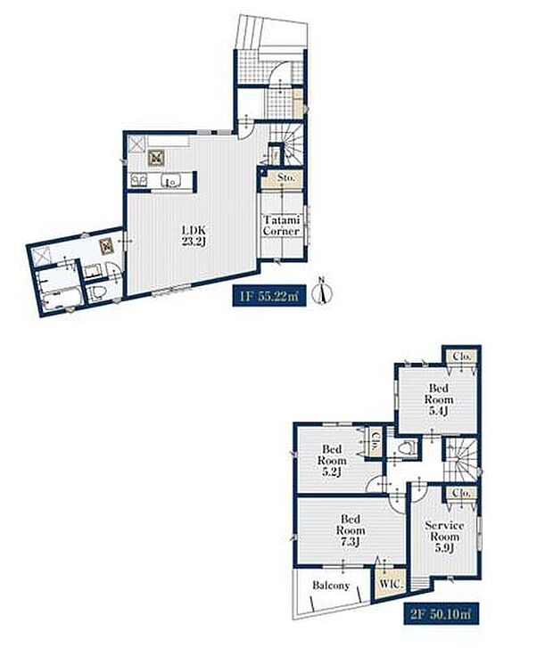 (１号棟)、価格3580万円、3LDK+S、土地面積109.19m2、建物面積105.32m2