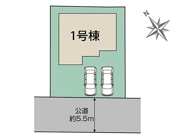 牛久市牛久町3期1棟 区画図