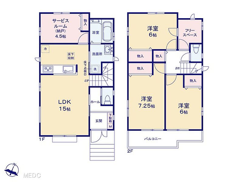 ◆１号棟◆～Floor plan～図面と異なる場合は現況を優先