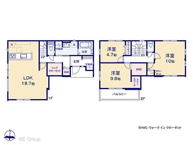 ～Floor plan～　図面と異なる場合は現況を優先