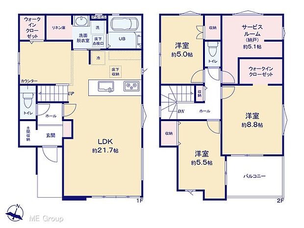 ～Floor plan～　図面と異なる場合は現況を優先