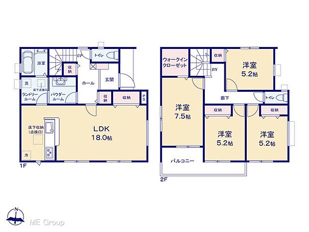 ◆３号棟◆～Floor plan～　図面と異なる場合は現況を優先